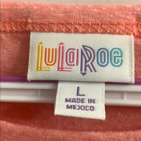 BEAUTIFUL LARGE PEACH LULAROE GIGI - Picture 5 of 7